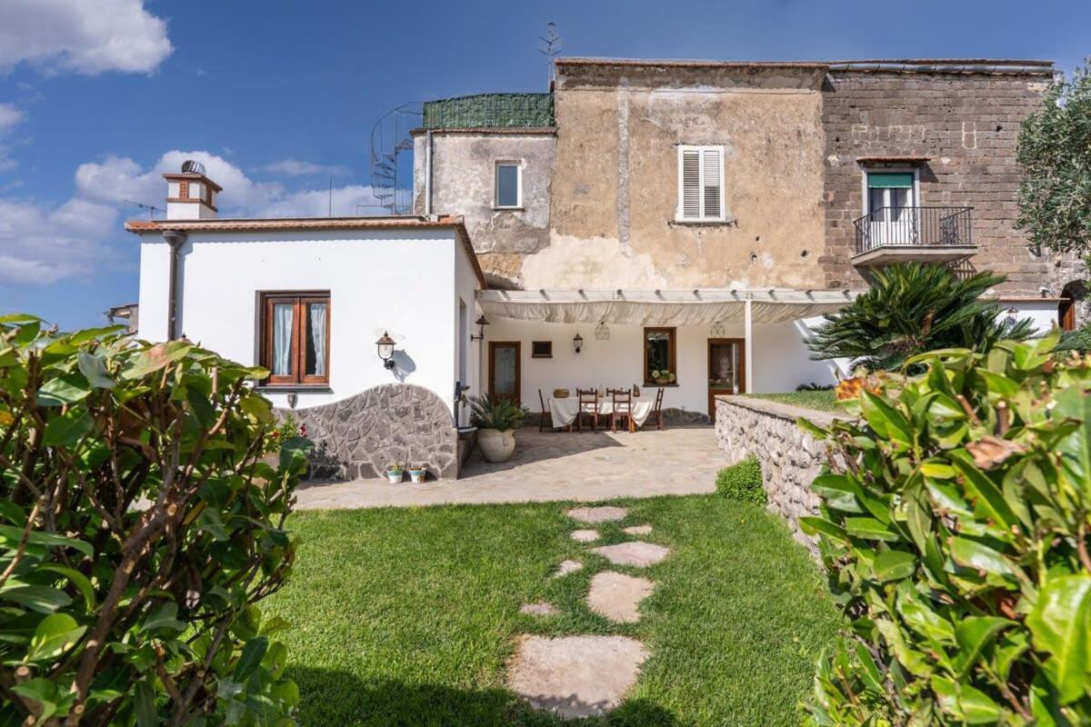 Villa Mimosa Rustic Elegance Views & Pool ماسّا لوبْرينسِ المظهر الخارجي الصورة