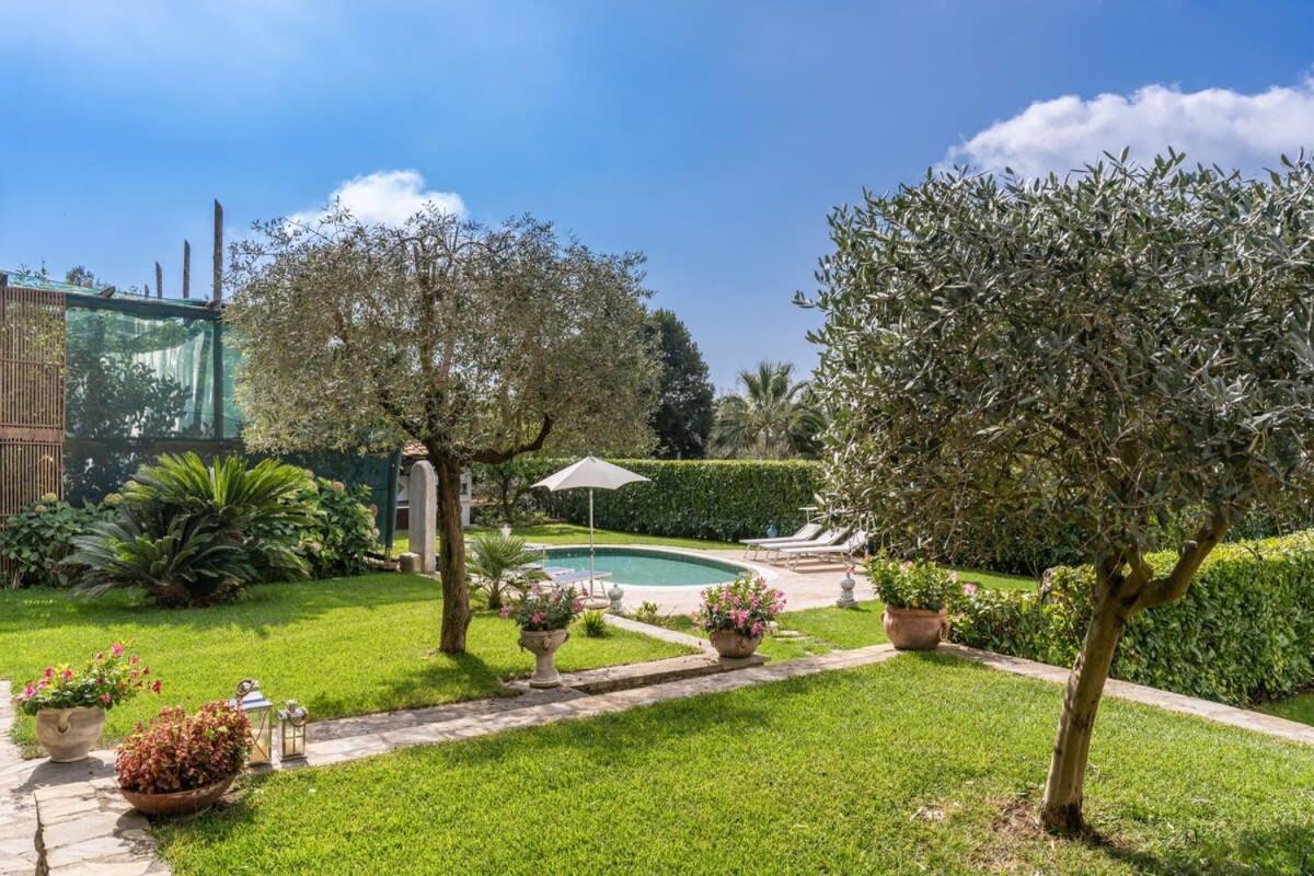 Villa Mimosa Rustic Elegance Views & Pool ماسّا لوبْرينسِ المظهر الخارجي الصورة